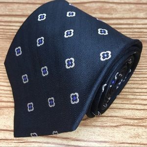 ✨Lauren Ralph Lauren Men’s Black Floral Silk Tie